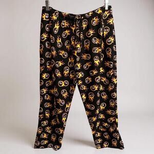 Flame 8-Ball Print Lounge Pants – Size XL (Unisex)